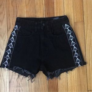 Marcelo Burlon x Kappa Black Shorts